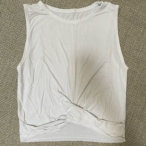 Alo size small white crop top